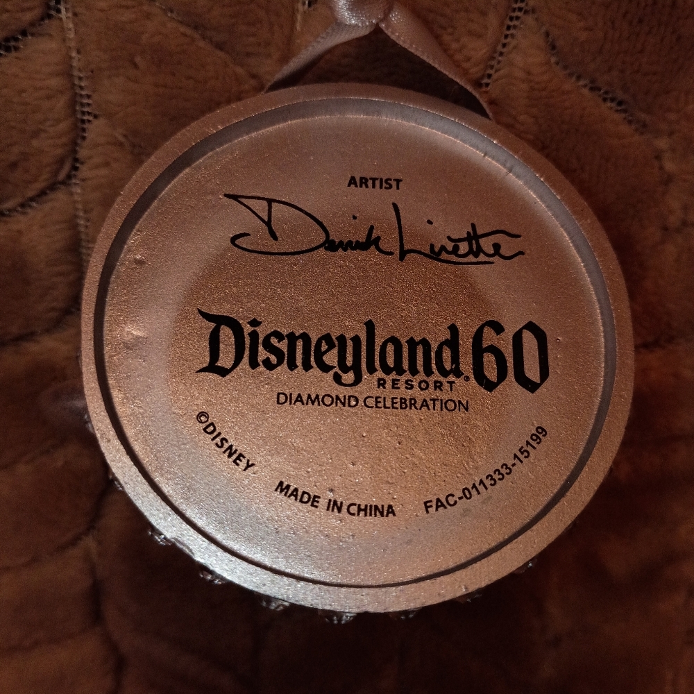 Disneyland 60th Anniversary Silver Ornament - Picture 2 of 8